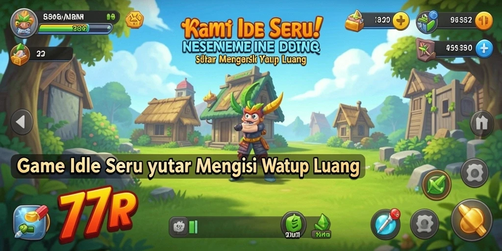 Tampilan gameplay 77RP yang menarik dan penuh warna.