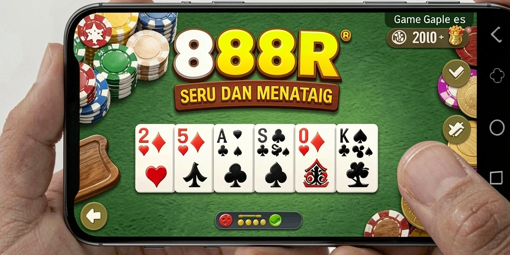 Tampilan gameplay Gaple yang menarik dan interaktif.