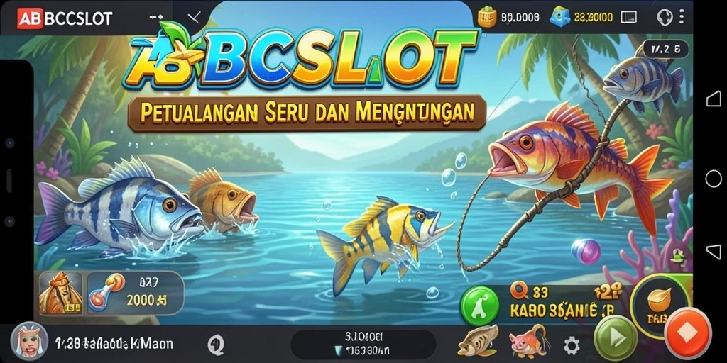 Gameplay Fishing mendebarkan dalam ABCSLOT.