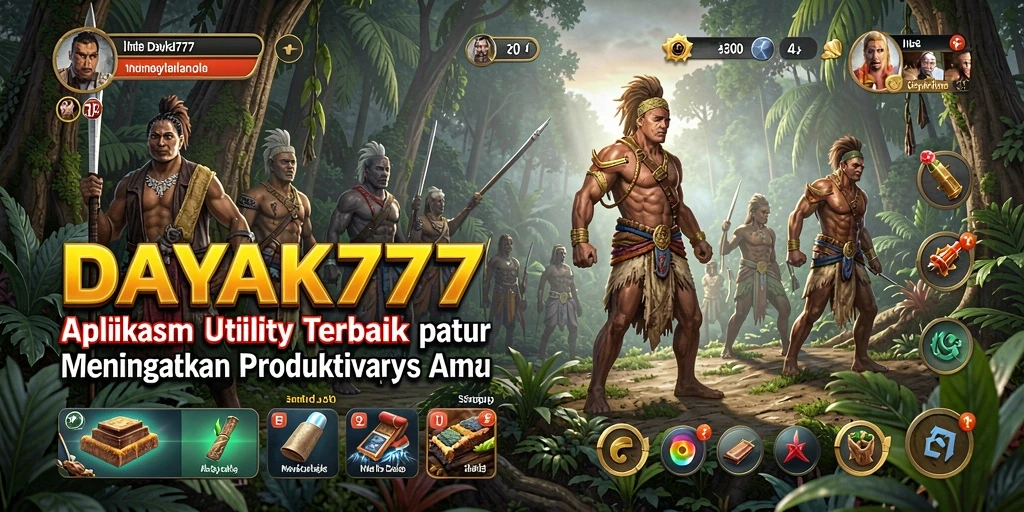 Tampilan utama DAYAK777 dengan interface penggunaan yang intuitif.
