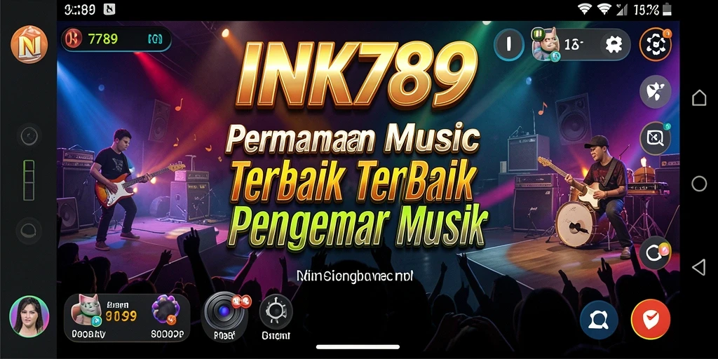 Gameplay seru dan interaktif dari INK789 yang penuh musik.