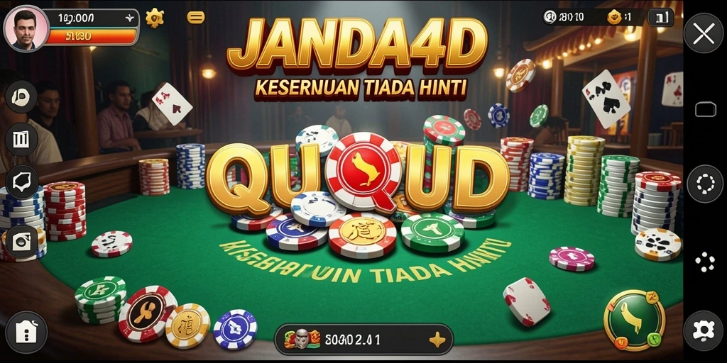 Tampilan gameplay seru JANDA4D dengan momen menegangkan.