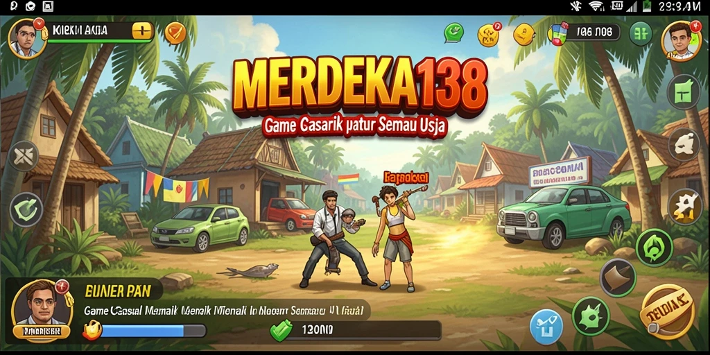 Tampilan gameplay seru dari MERDEKA138 dengan grafis menarik.