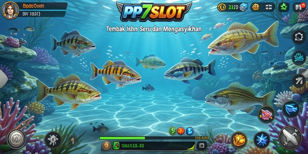 Gameplay Tembak Ikan yang menarik dan penuh warna dari PP7SLOT.