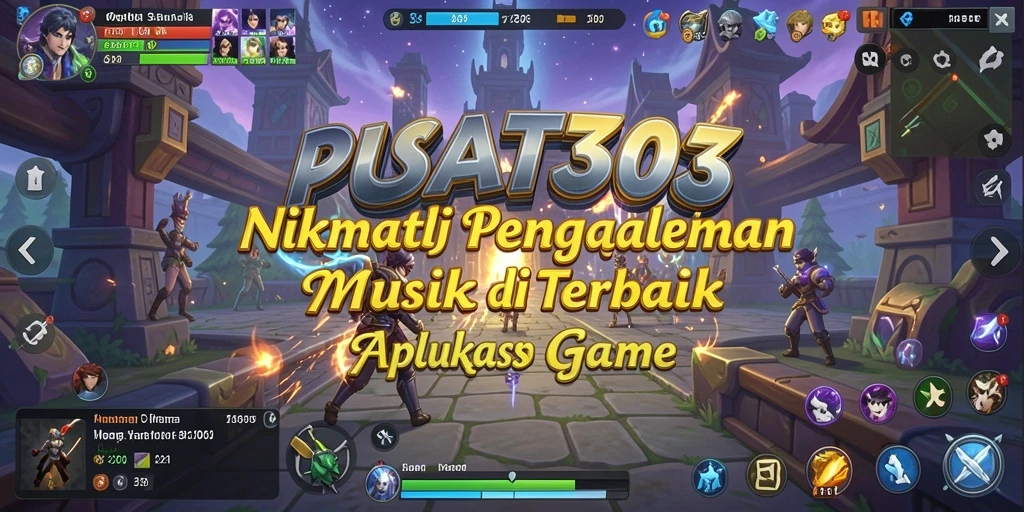 Gameplay PUSAT303 menampilkan interaksi musik yang mendebarkan.