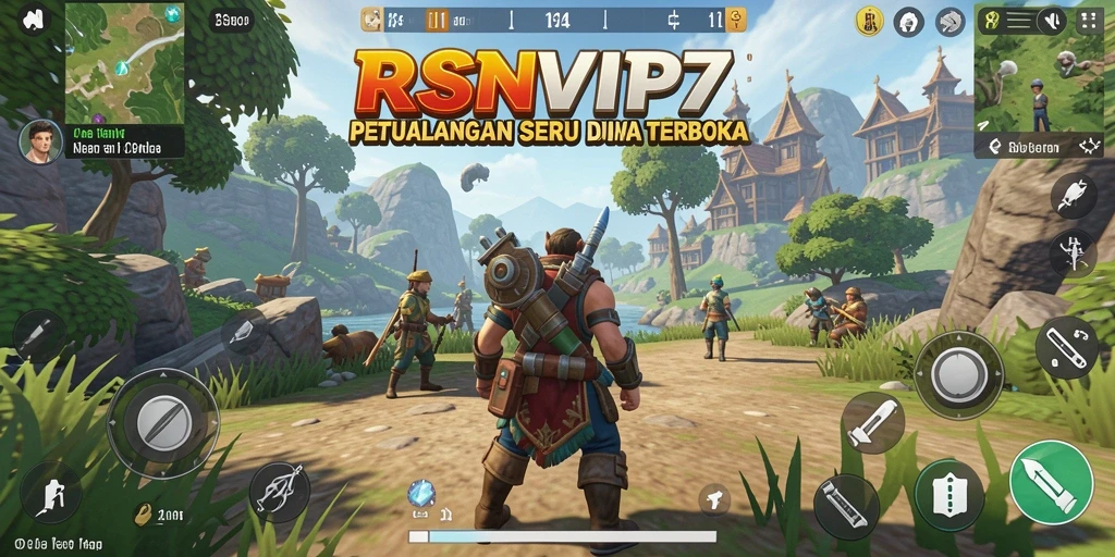 Gameplay RSNVIP7 yang menakjubkan dalam dunia terbuka.