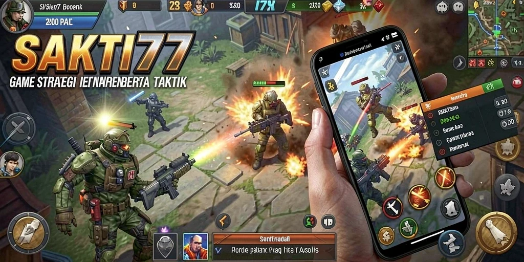 Tampilan gameplay SAKTI77 dengan taktik mendebarkan.