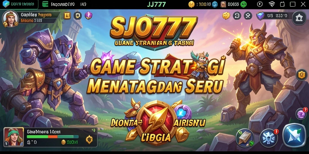 Tampilan gameplay SJO777 yang menegangkan dan penuh strategi.