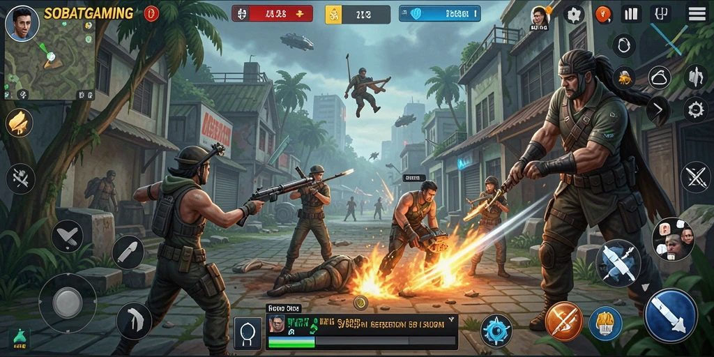 Screenshot menampilkan gameplay yang menegangkan dan suasana Horror yang mencekam.
