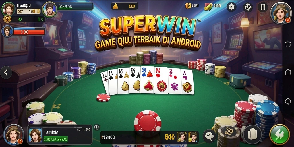 Tampilan gameplay QiuQiu yang menegangkan dan menarik.